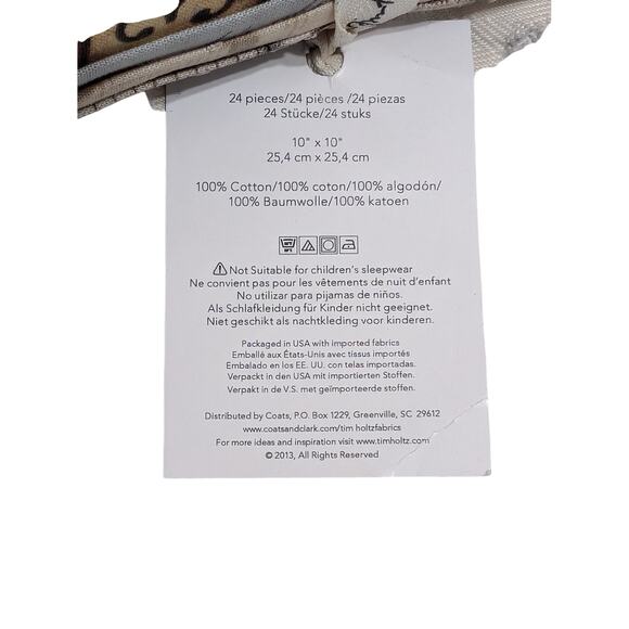 Eclectic Elements Layer Cake by Tim Holtz 10in Squares 24pcs - Picture 7 of 7